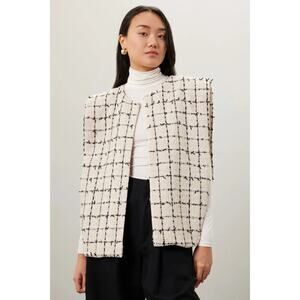 English Factory Tweed Vest Size S ($210 retail)